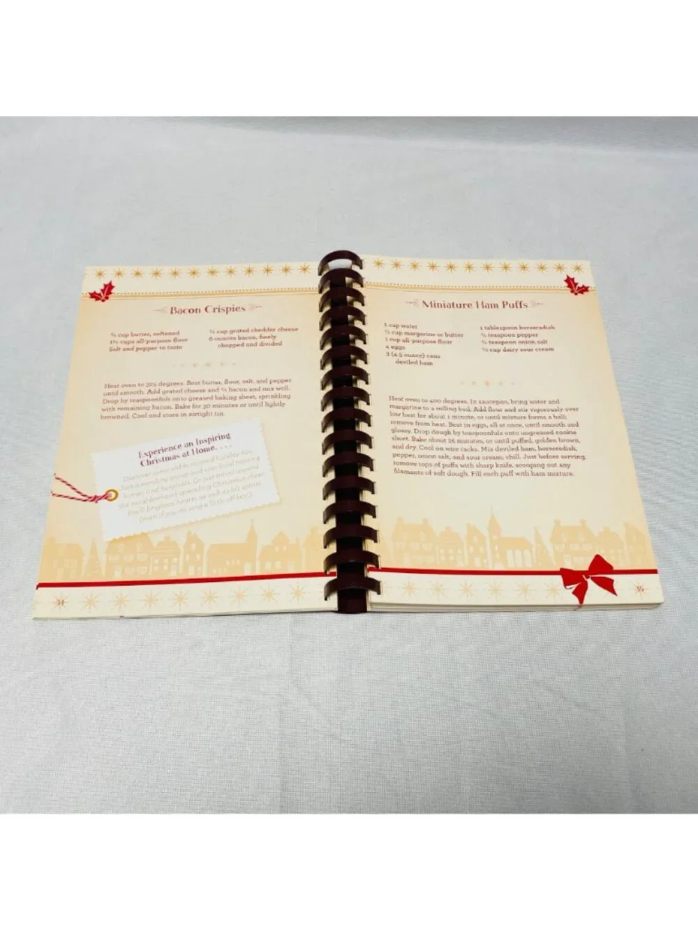 The Best Of Christmas At Home Cookbook Spiral Bound Recipes Holiday Cooking